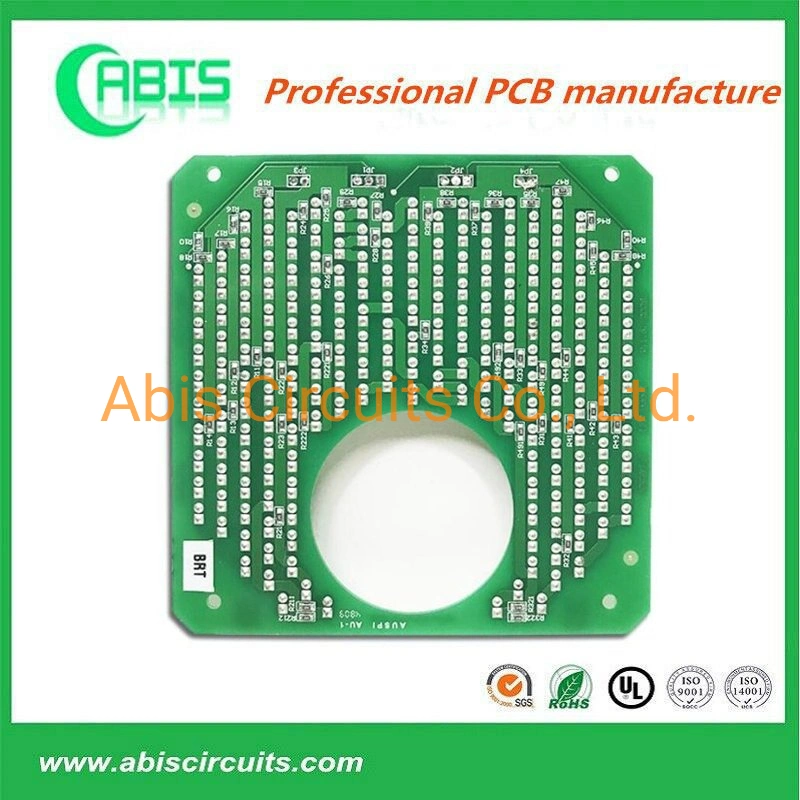 قناع اللحام الأخضر متعدد الطبقات لوحة PCB/لوحة PCB/لوحة الدائرة عالية الطبقة متعددة لوحة PCB صلبة من نوع TG تستخدم في المكونات الإلكترونية