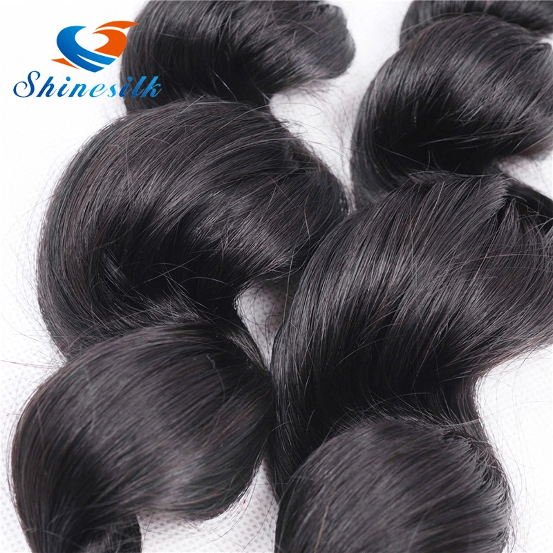 Malaysian Hair Bundles Loose Wave 100% Human Hair Extension Natural Color Remy Hair Weft