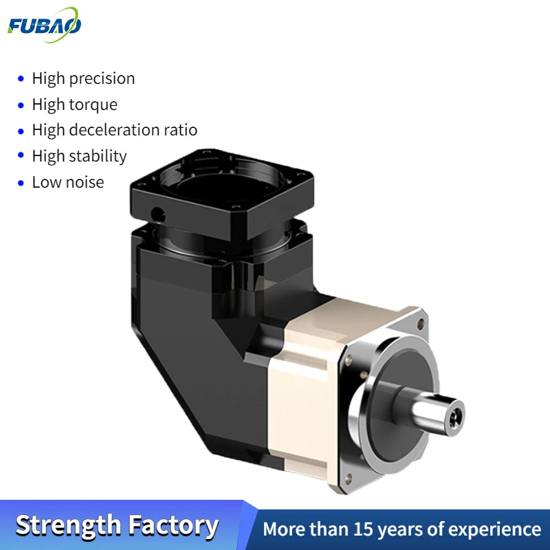 Speed Ratio 3-10 12-100 Bevel Gear Reducer Coupling Planetary Gearbox Wabr090 Fubao