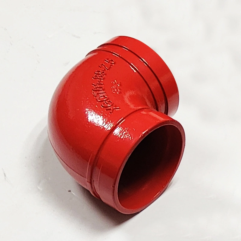 Conectores de tubos rígidos UL FM Fire Sprinkler pintados a vermelho ou azul