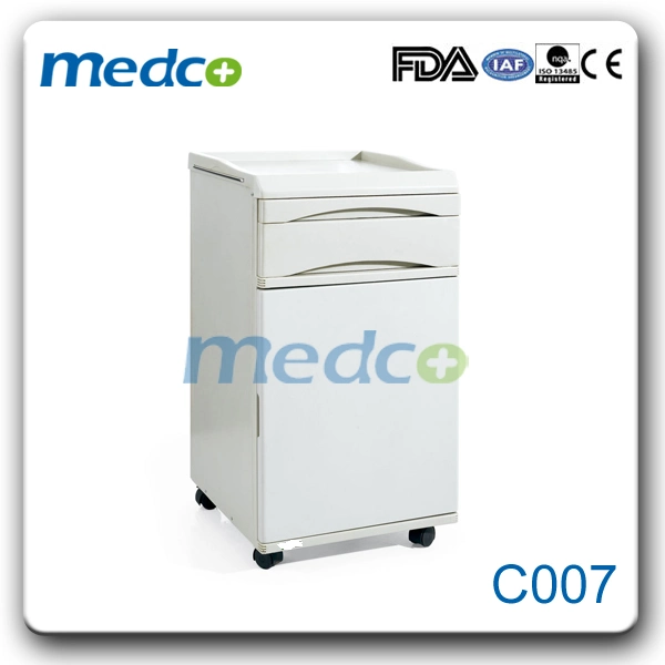 Medical Equipment Hospital Furniture ABS Bedside Cabinet Use in Ward Room