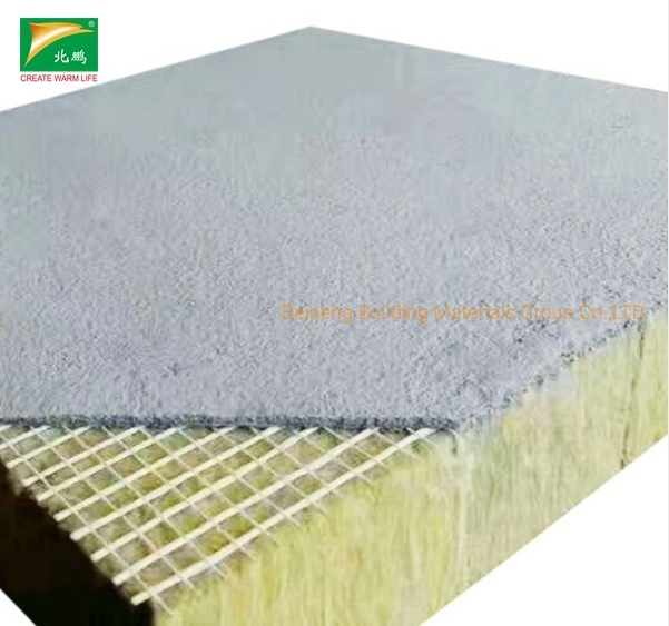 Beipeng Insulated Shed Standing Seam Roofing Floor Cement Rock Wool Sandwich Board