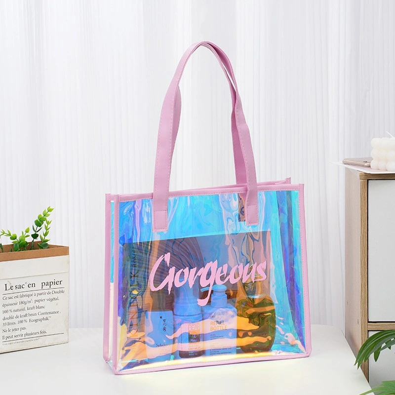 Wholesale/Supplier High-Capacity TPU Shopping Bag Laser Shoulder Bag