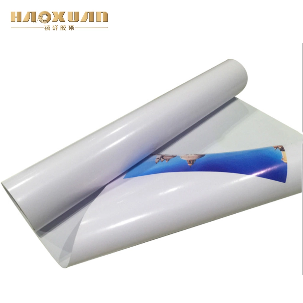 A Grade PVC Self Adhesive Vinyl Flooring Film Roll for Poster / Adversting