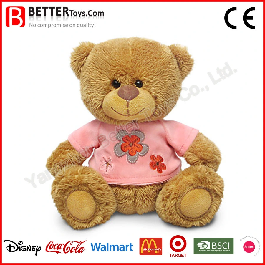 China Manufacturer Singing Stuffed Teddy Bear in Skirt Plush Toy