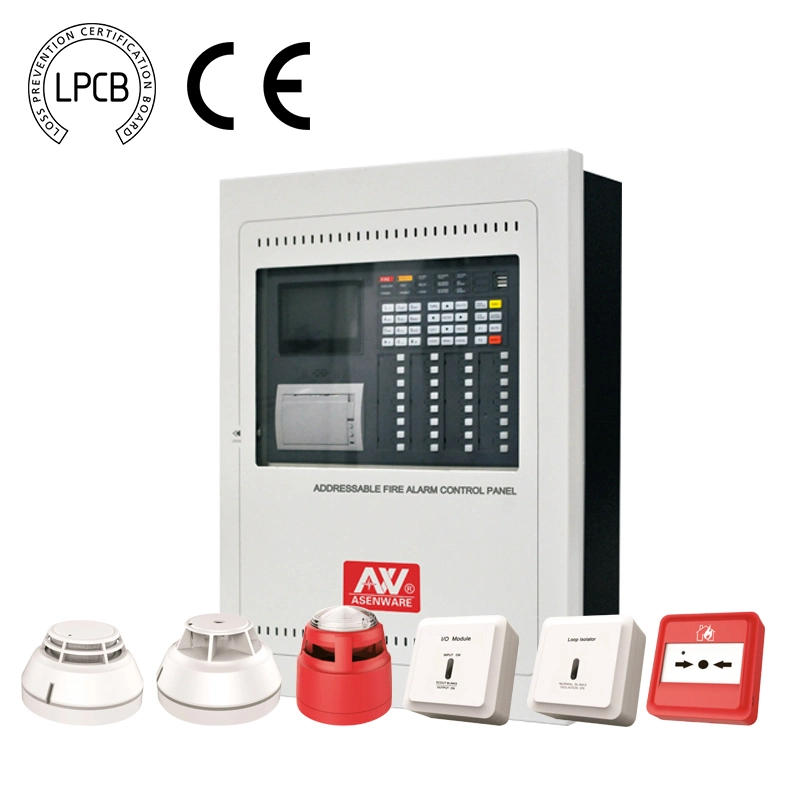 Single Loop Addressable Fire Alarm Control Panel with Lpcb Listd