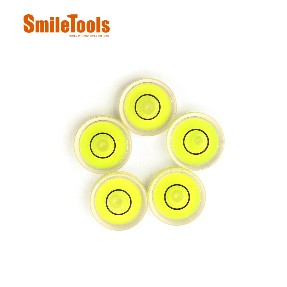 Hot Sale 18mm rond Mini bulle de niveau à bulle pour le niveau des outils de mesure