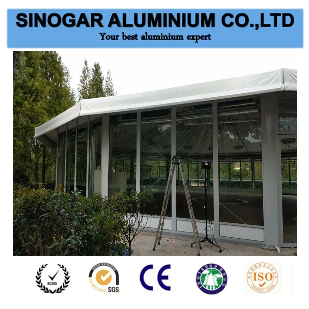 6000 Series Aluminium Extrusion Tent Frame Keder Profile for Exhibition Tent