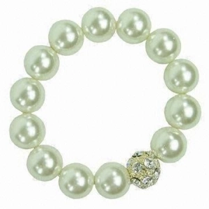 Vendendo bem mulheres Moda Imitation Pearl pulseira