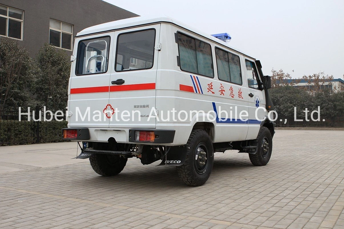 I-Veco Cheap Emergency Transport Ambulance Vehicle Monitoring Medical ICU Ambulance Car Price for Sale