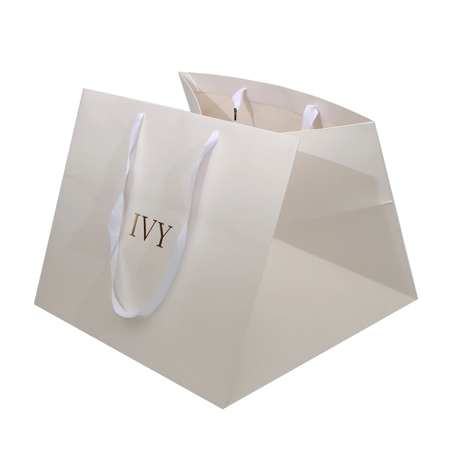 Customizable Birthday Cake Packaging Carrier Handle Bag Box