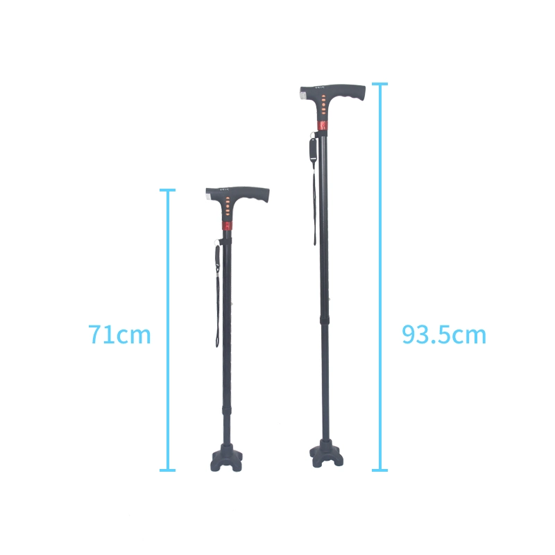 Electronic Walking Stick Cane Preise Einstellbare Alte Mann Smart Ältere Beleuchteter Spazierstock