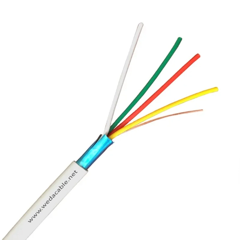 4 / 6 / 8 / 10 / 12 / 16 Muti Core Copper CCA cable sólido CCA Teléfono Cable de alarma de señal 22AWG 24AWG