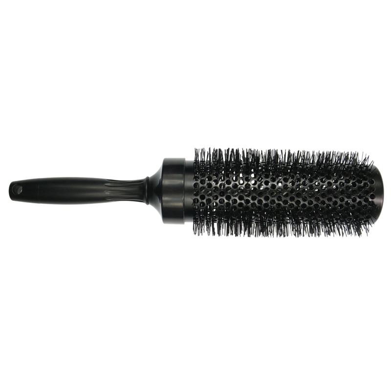 2022 New Longest Black Ceramic Brush Custom Salon Professional Nylon Bristle Round Hair Brush