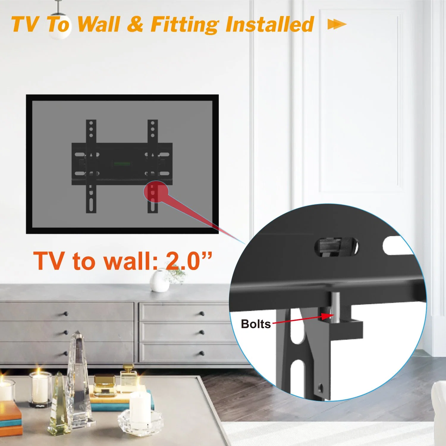 Soporte de TV LCD inclinable ajustable universal