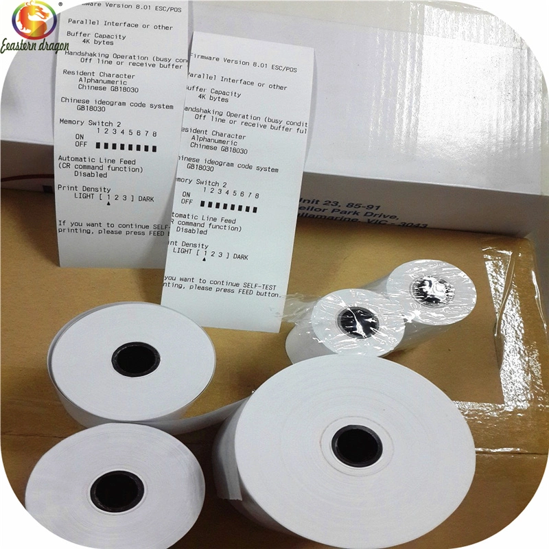 Papel de receção de preço de fábrica rolos de papel térmico de alta qualidade POS Papéis de impressora