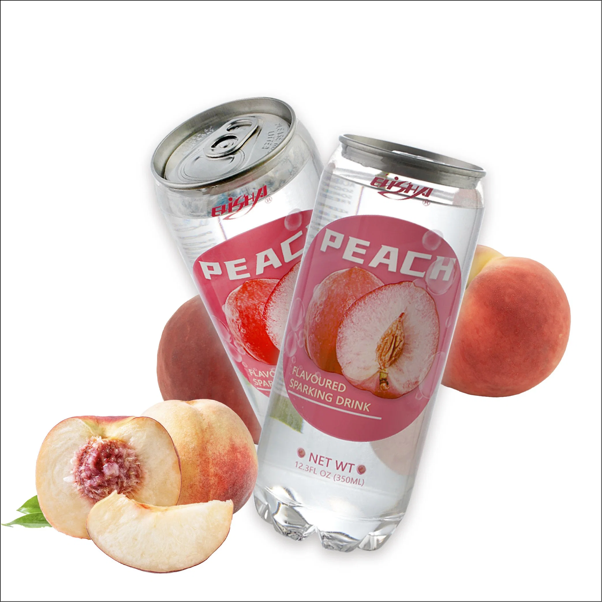 Wholesale Price Popular in 2023 Halal Certified Strong Bubble Peach Flavor Sparkling Water