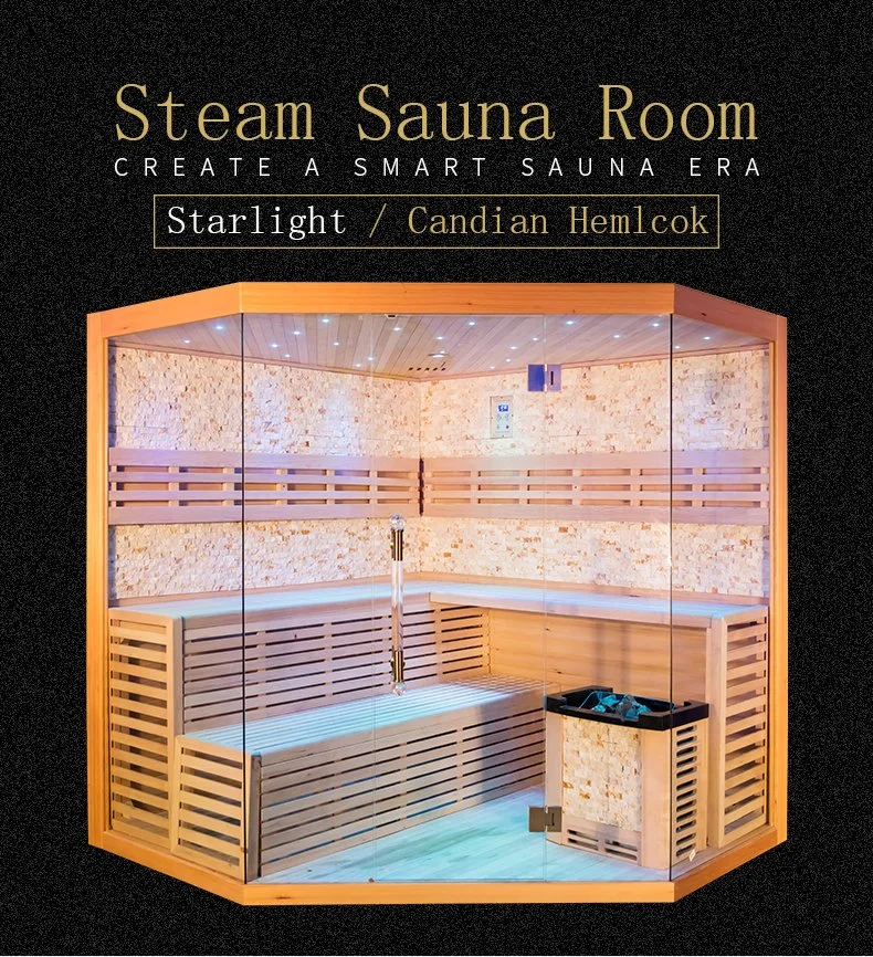 Sauna a vapor de luxo Toaditional para 4~6 Pessoas