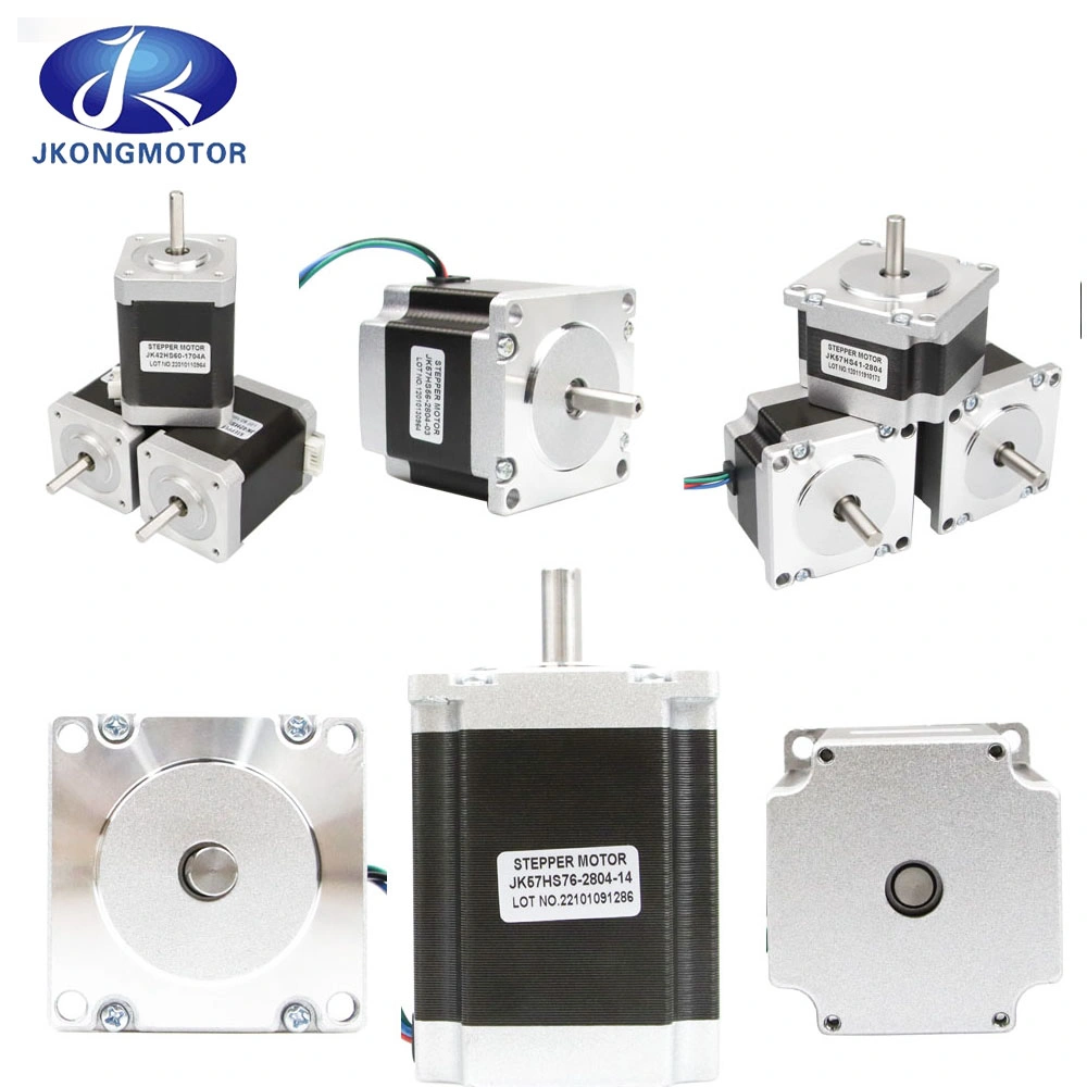 1,8 o 0,9 grados 2 fase NEMA 23 eléctrico híbrido paso paso paso eléctrico DC Motor eléctrico 0,48n. M - 3n. M par de apriete para máquina de fresado CNC