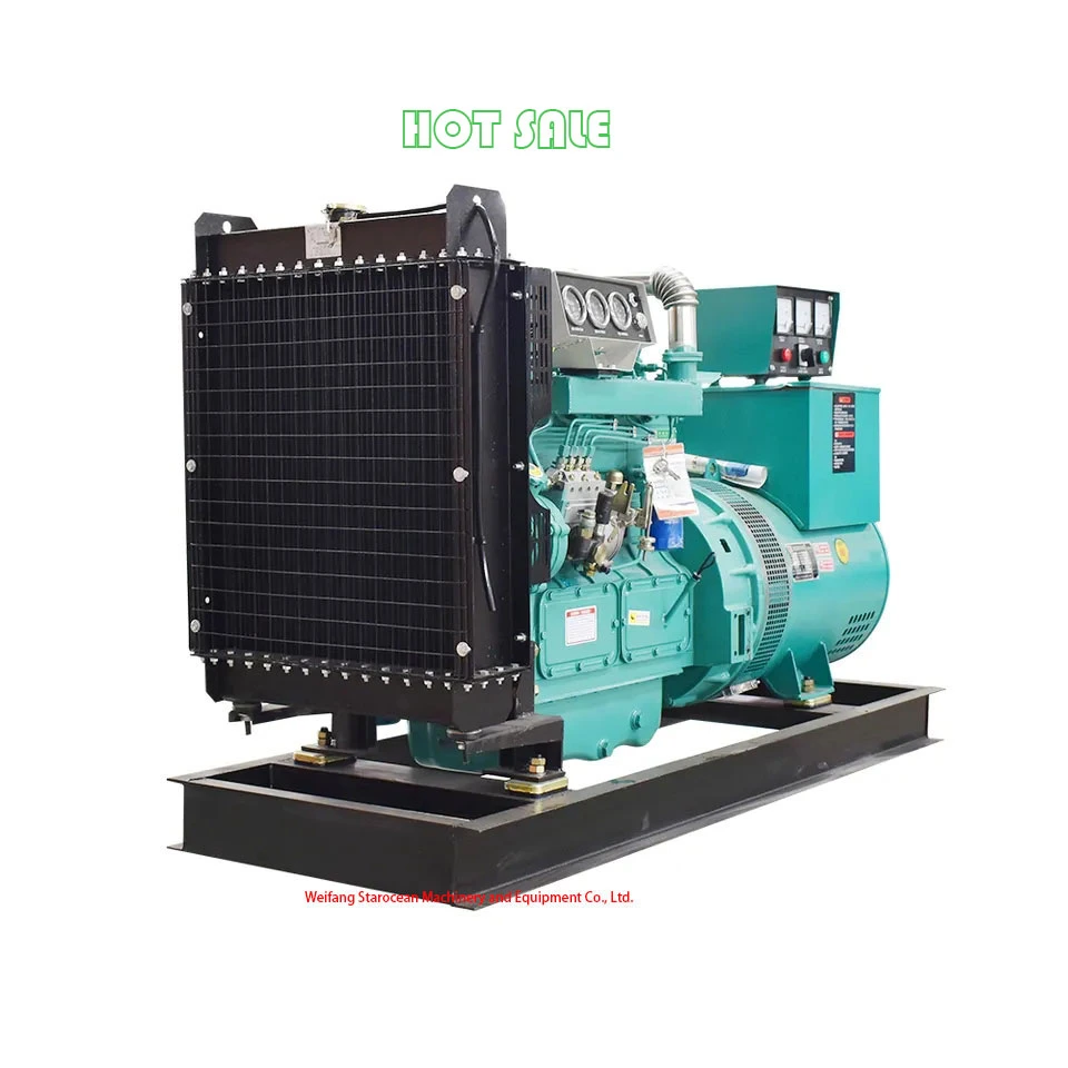 2023 cilindro Ricardo Open Type GLP 125kVA 100kVA Gas Diesel Generador de fábrica