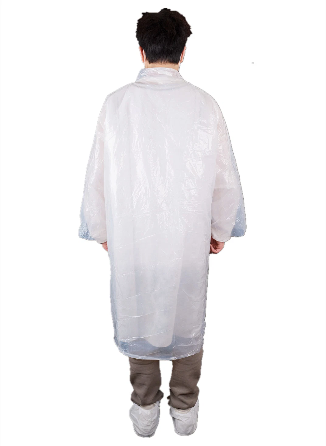 Durable Use and Economical Disposable Use Plastic Coat for Factory Visit/Workshop/Farming