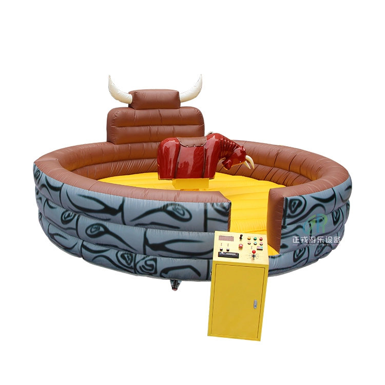 Deluxe Mechanical Rodeo Bull Factory Price Wholesale/Supplier Near Me Inflatable Games Mechanical Rodeo Bull Riding Machine