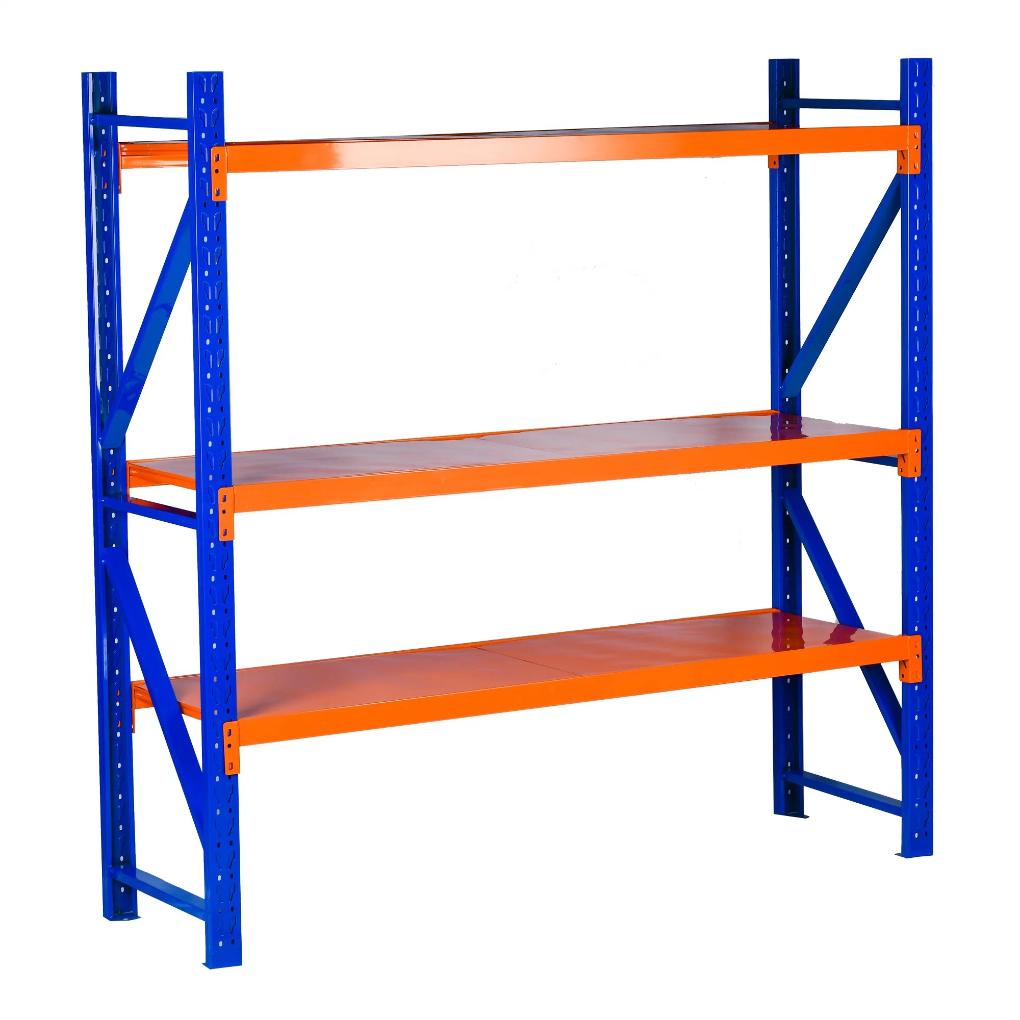 Chinesische Hausschuhe Industrie Einstellbare Metall Pallet Rack Warehouse / Lagerung / Display / Waren / Supermarkt Boltless Regal mit 3 oder 4 Tiers