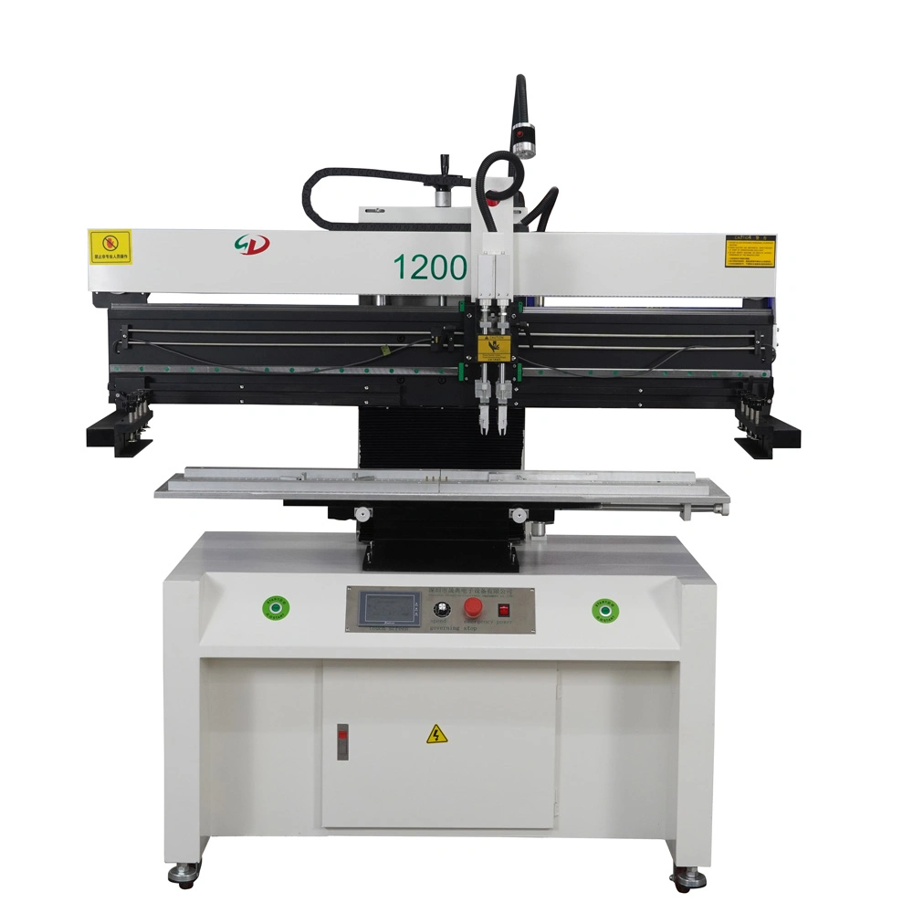 Stencil Screen Printer Fábrica de Shenzhen Atacado Semi Automático Impressora de Pasta de Solda