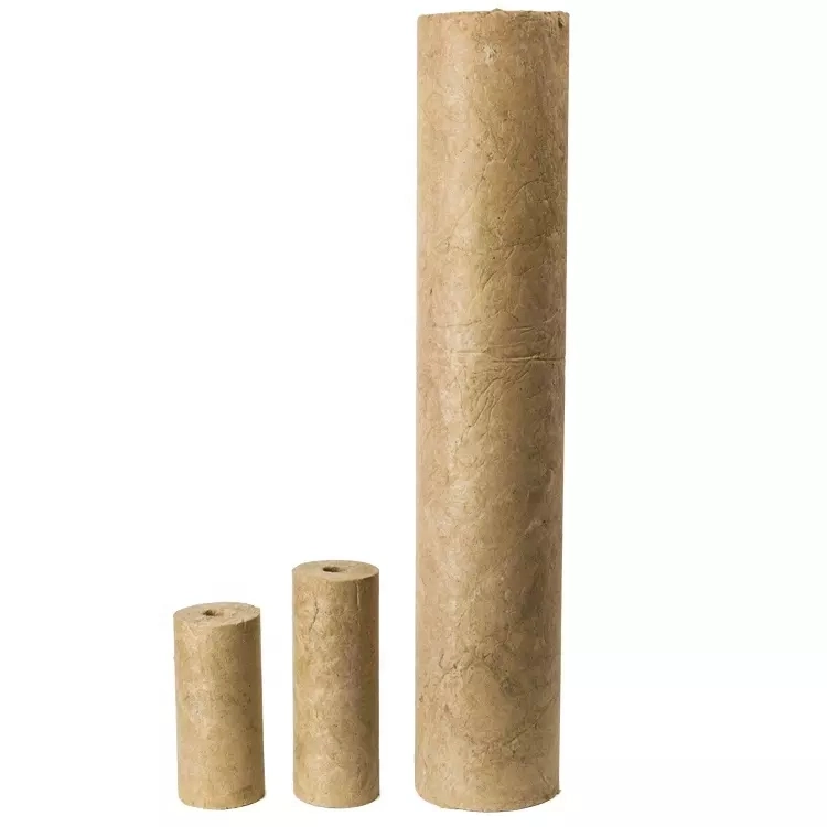 Großhandel Thermische Isolierung Basalt Faser Rock Wolle Rock Wool Pipe