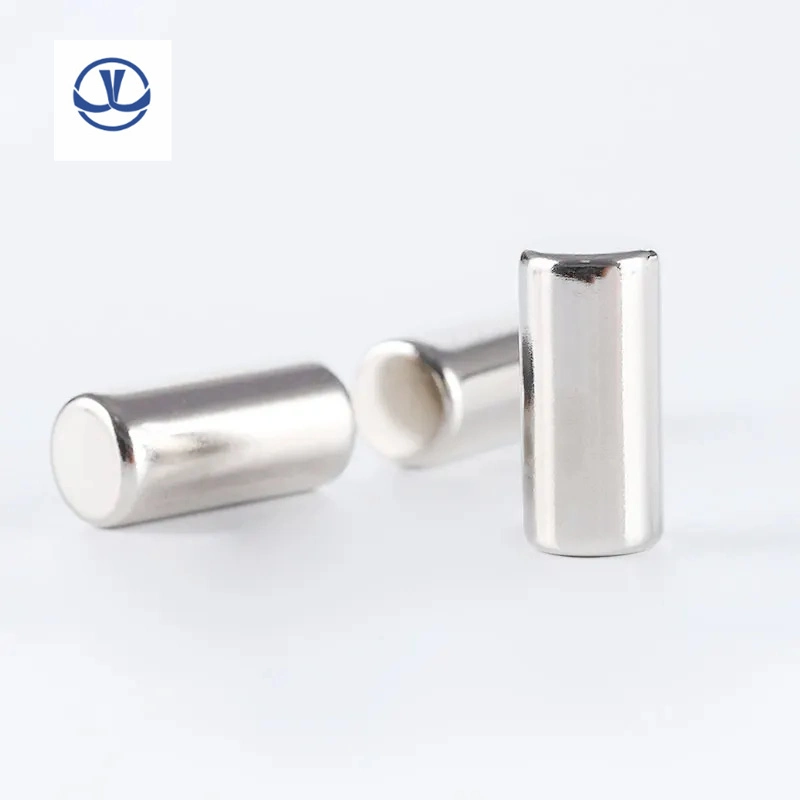 N52 Cylinder Magnetic Axial Diametrically Magnetized Round Cylinder Neodymium Magnet Materials