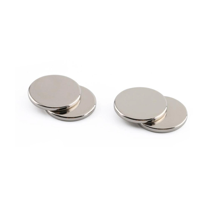 N35 Ni-Cu-Ni Coated Disc/Round/Rod/Bar Strong Permanent/NdFeB/Rare Earth/Neodymium Magnet