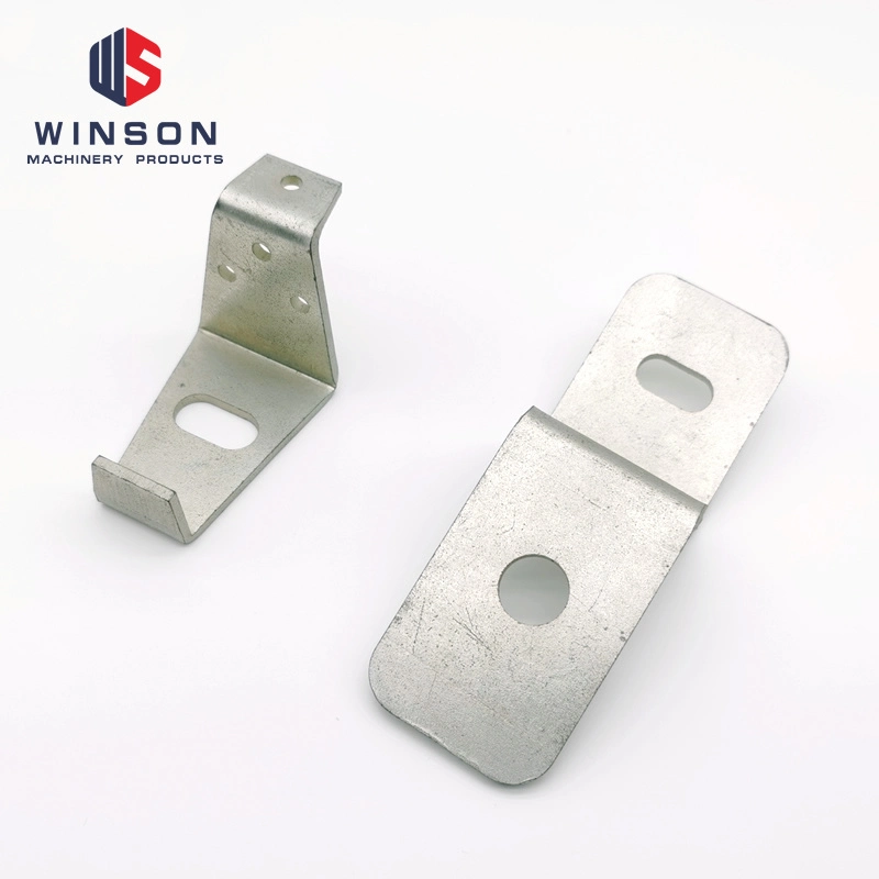 Metal Parts Stamping by Galvanized Carbon Steel, Fixing Brackets.