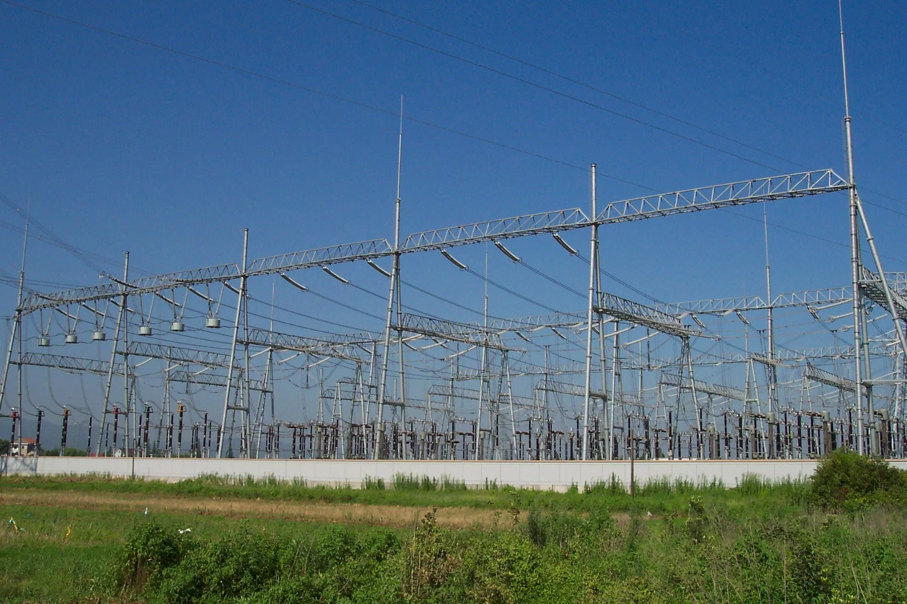 Galvanized Steel Structure Electrical Substation Structures