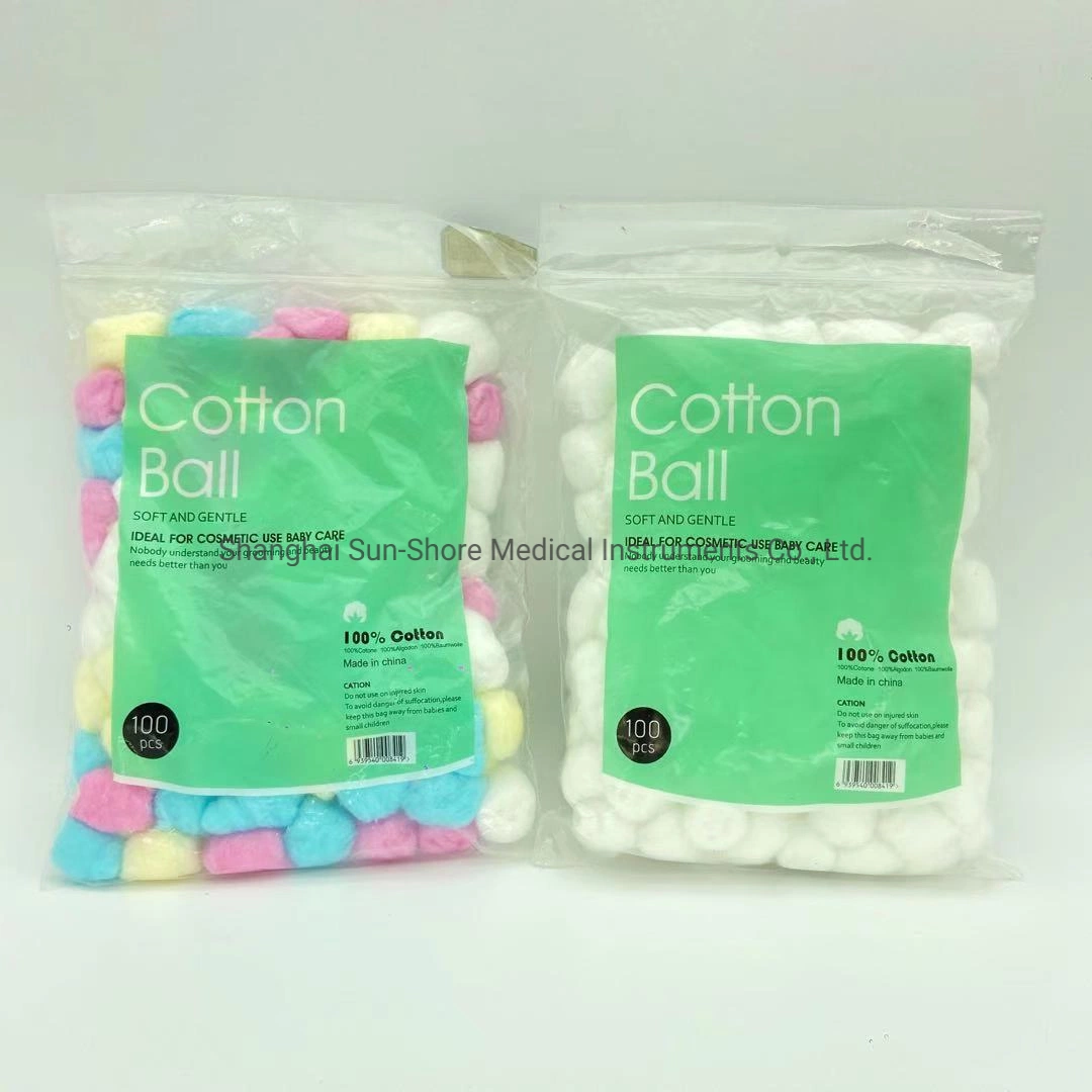 Bolas de algodón hidrófilo fábrica Mayorista/Proveedor absorbente médica directa