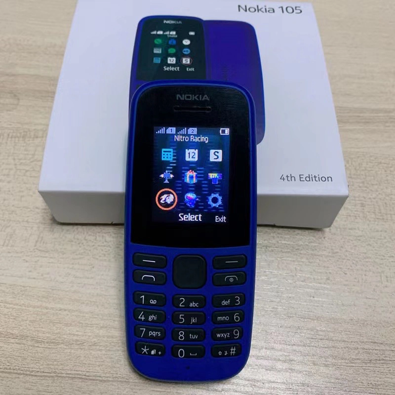 Pour Nokia transfrontières KIA 105 2019 TA-1174 Bouton quadri-bande candy bar Dual-Card Téléphone mobile