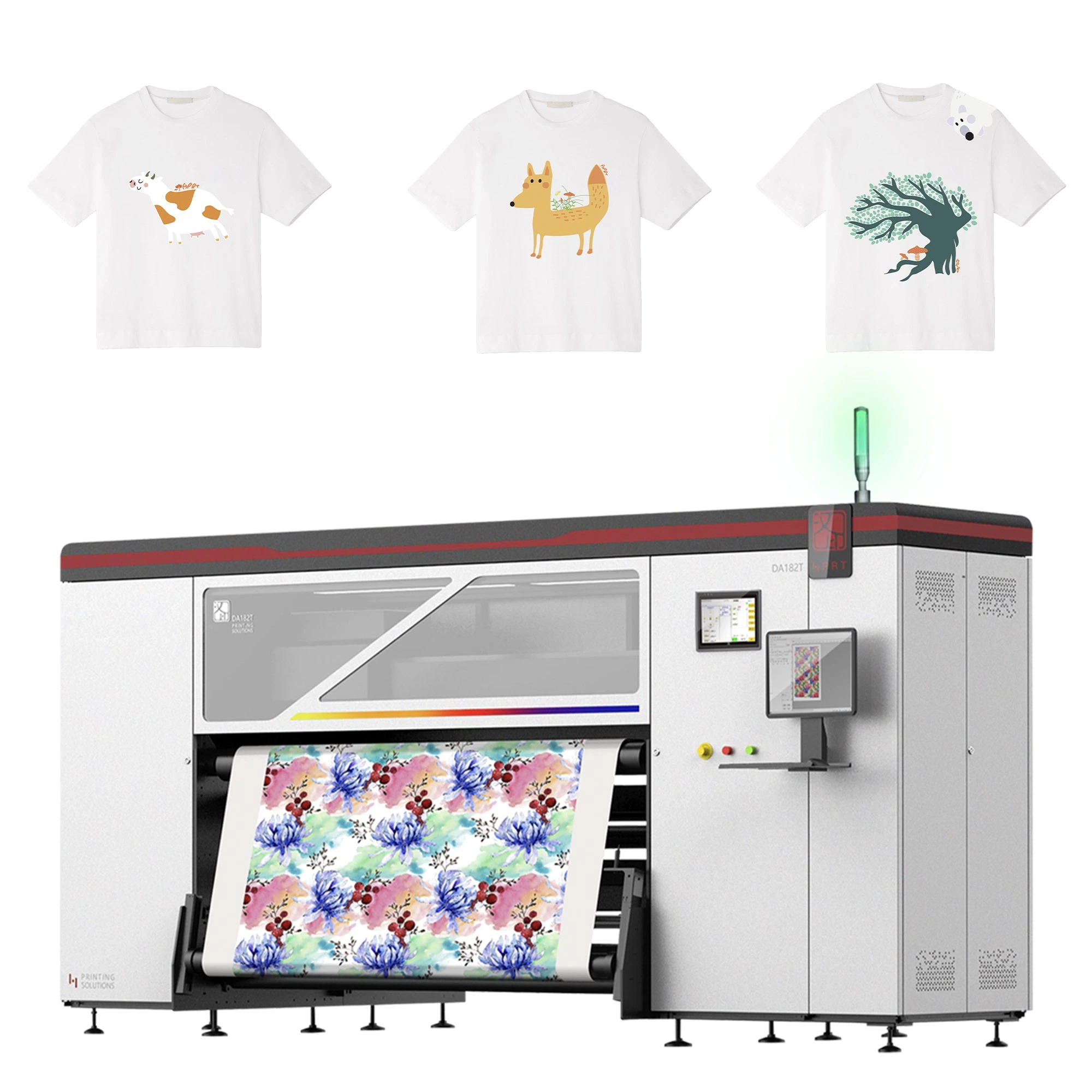 4 Colors Industrial Machine/8 Kyocera Print Head/Inkjet Printer/Thermal Transfer Digital Textile t shirt Printing Machine Price