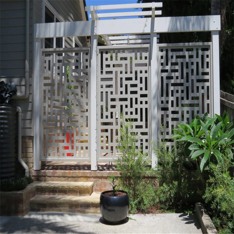 Outdoor Laser Cut Decorative Panels Stainless Steel Metal Screens for Garden Wall Art Decor