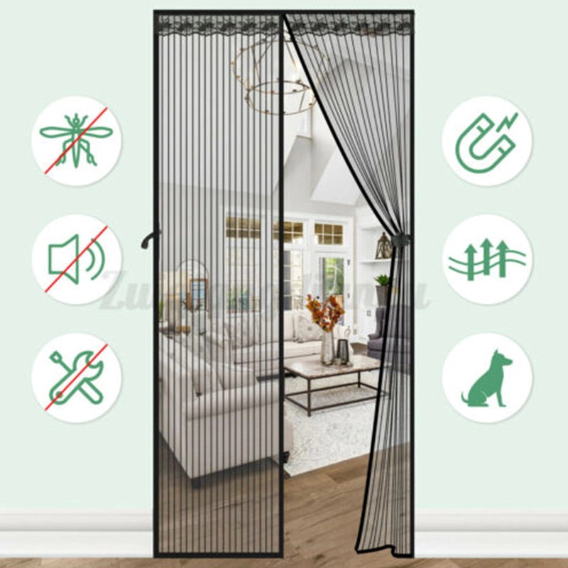 High quality/High cost performance  The Most Popular Mosquito Net Mesh Magmatic Door Screen Curtain