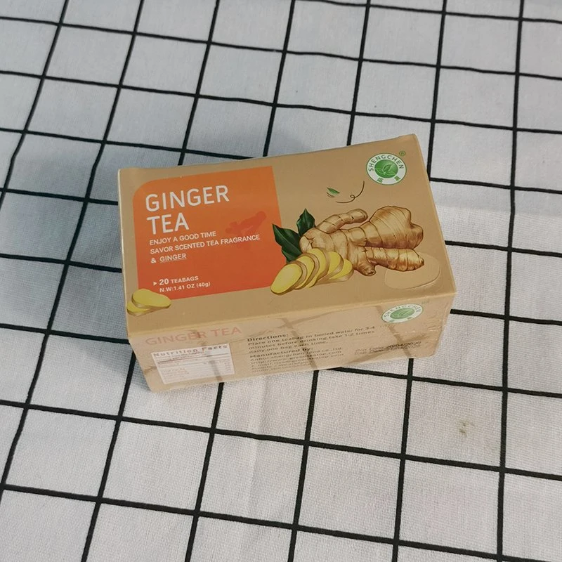Private Label Ginger Tea Bag Herbal Tea Ginger Flavor Tea for Immune Boost