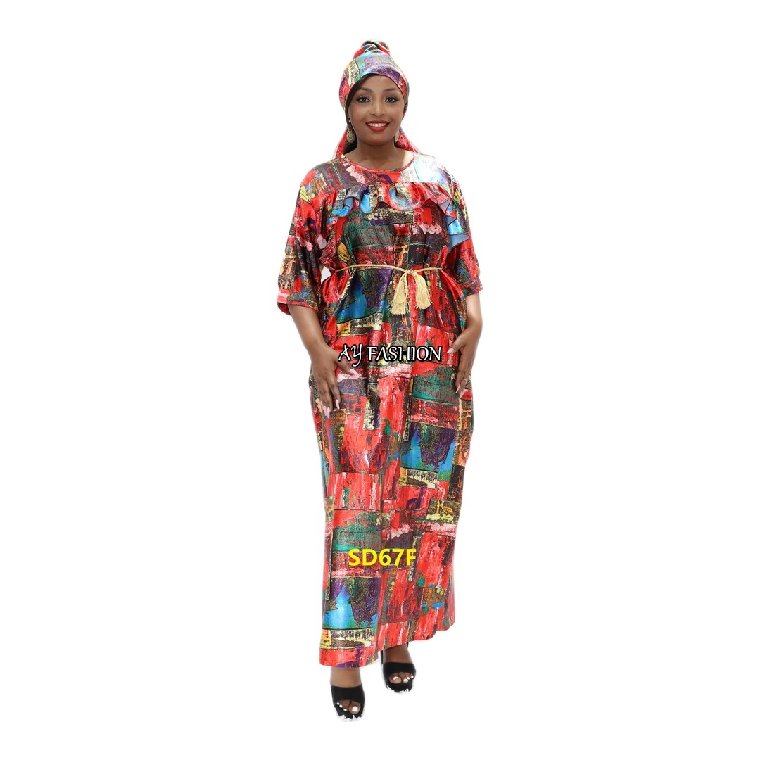 New Factory Hot Sale Printed Calf Length Women Kaftan Top Manufacturer