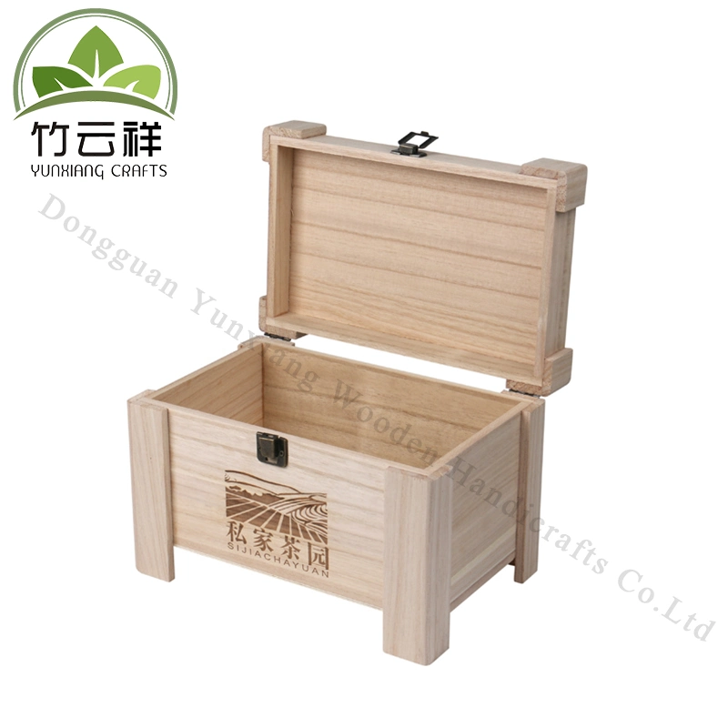 Vente directe en usine boîtes de souvenir en bois boîte de thé personnalisée en bois Boîte