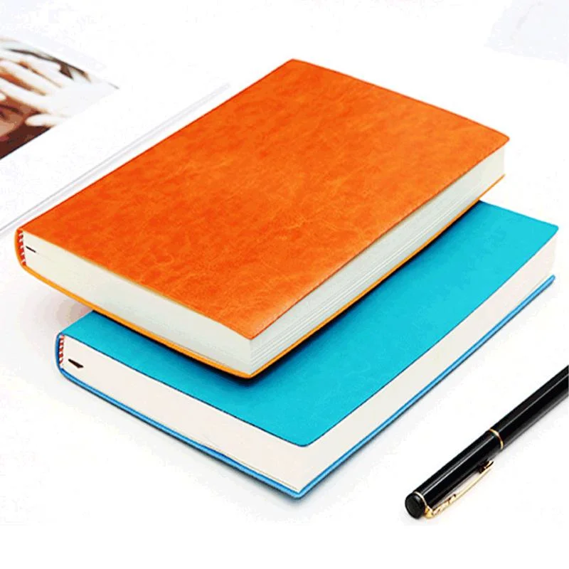 Promotional Multi Colors PU Leather A5 Notebook for Business