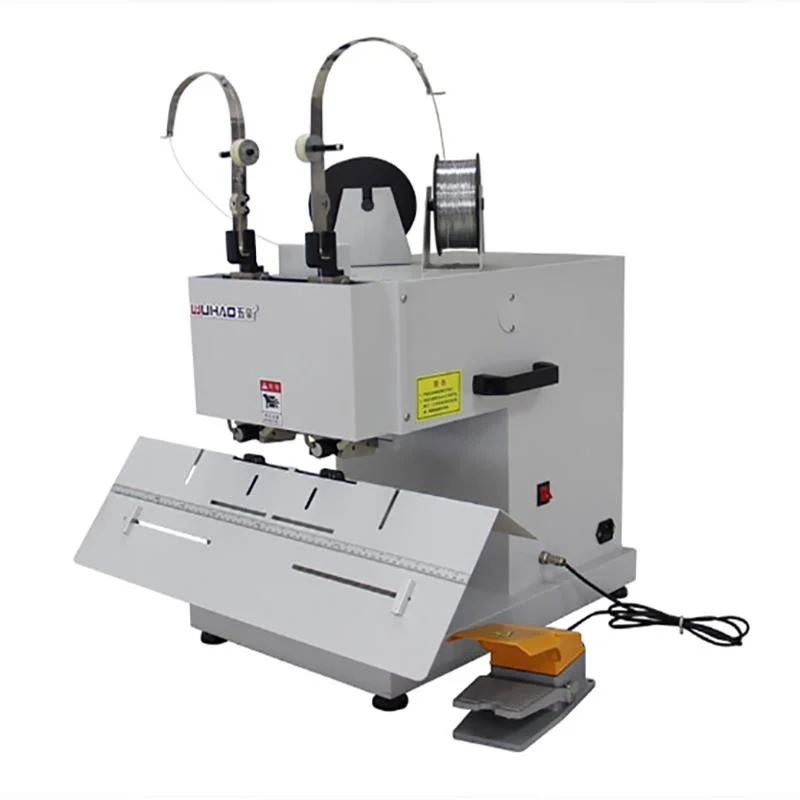 Hot Sale Double Head Flat and Saddle Stitching Machine Zm-Wh200