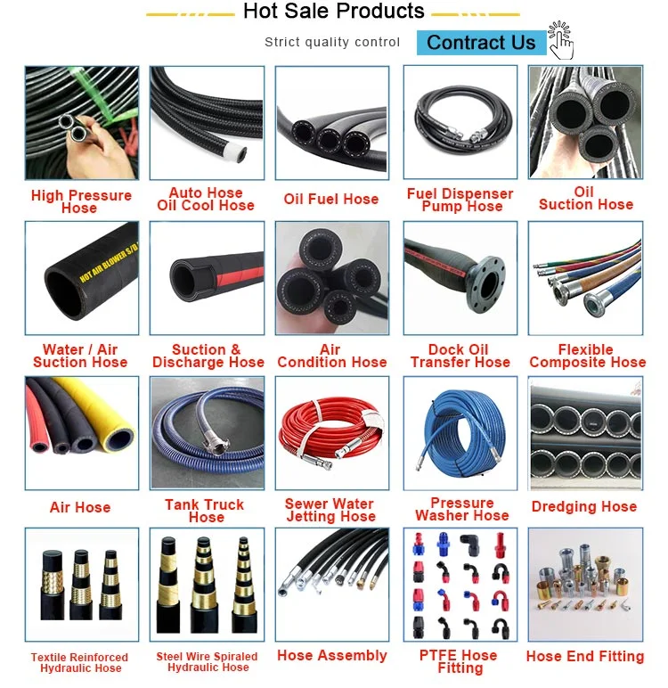 High-Pressure Hydraulic Hose with High-Quality Steel Wire Braiding: En853 1sn Specification