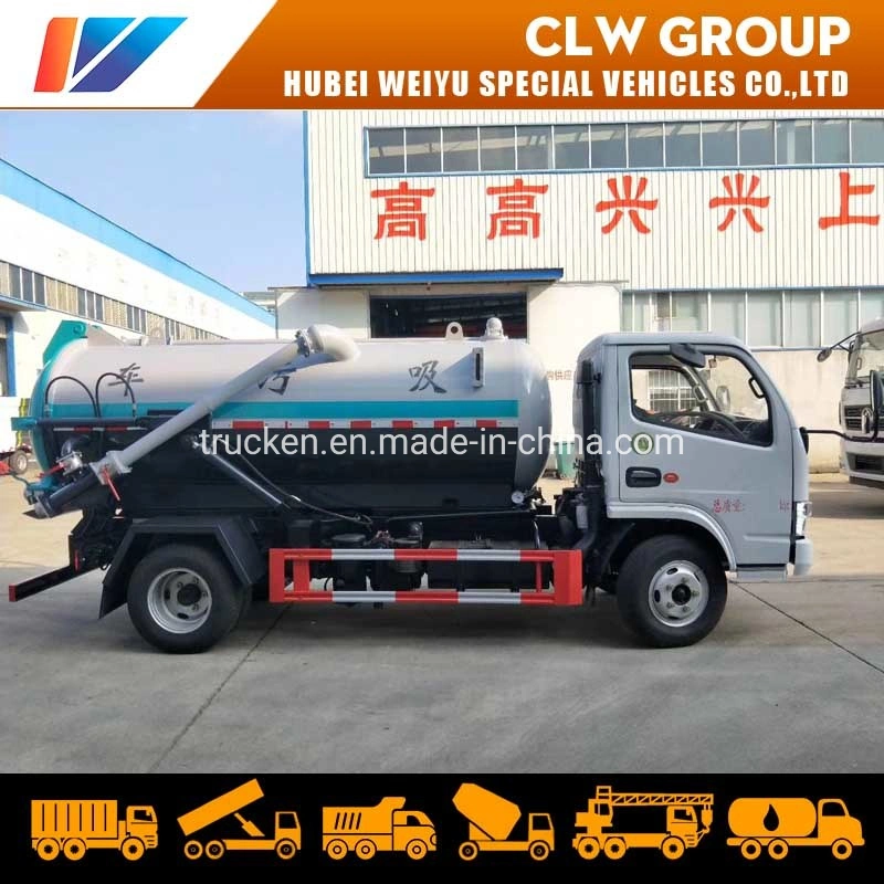 HOWO Dongfeng Isuzu 6-20cbm Vacuum Sewage Suction Truck Septic Tank Sewer Cleaning Sludge Tank Fecal Waste Water Suction High Pressure Jetting Truck