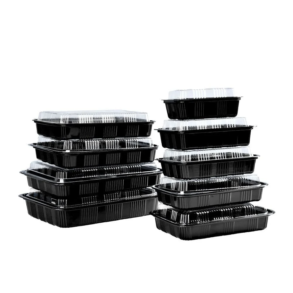 Disposable Plastic Takeaway Meal Salad Storage Lunch Box