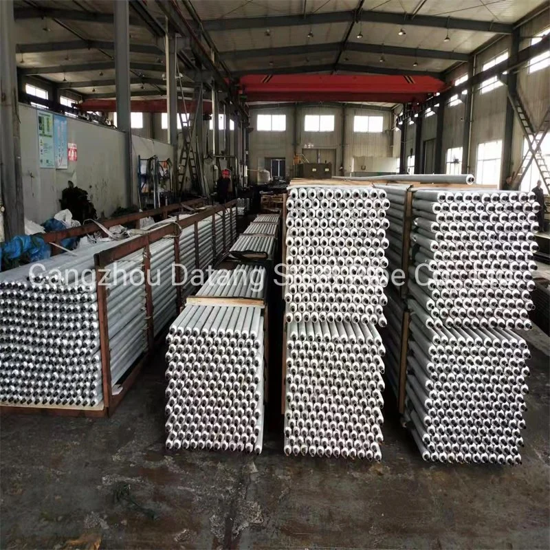 2" Galvanised Finned Pipe for Hot Water Heating Eg Poultry, Hot Dipped Galvanized Fin Tube, Extruded Finned Tube