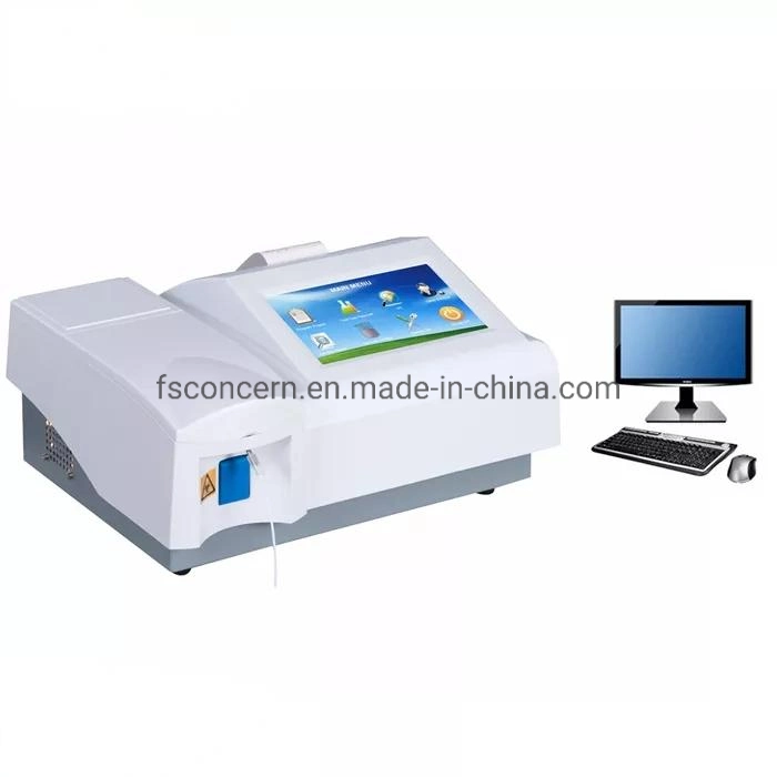 Medical 7-Inch Color LCD Touch Screen Semi-Automatic Clinical Blood Biochemical Analyzer