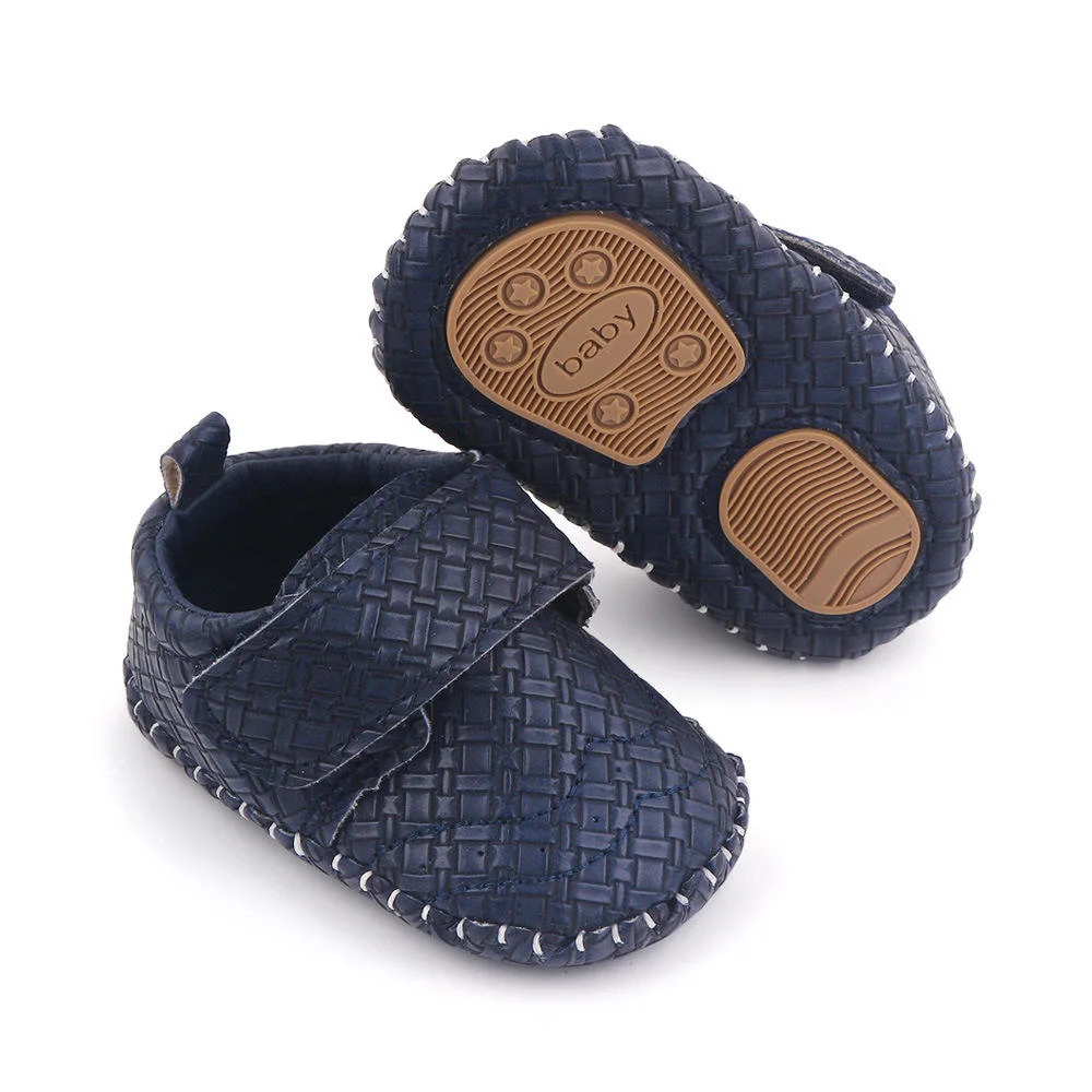 Spring Kids Casual Shoes Rubber Sole PU Baby Boy Shoes