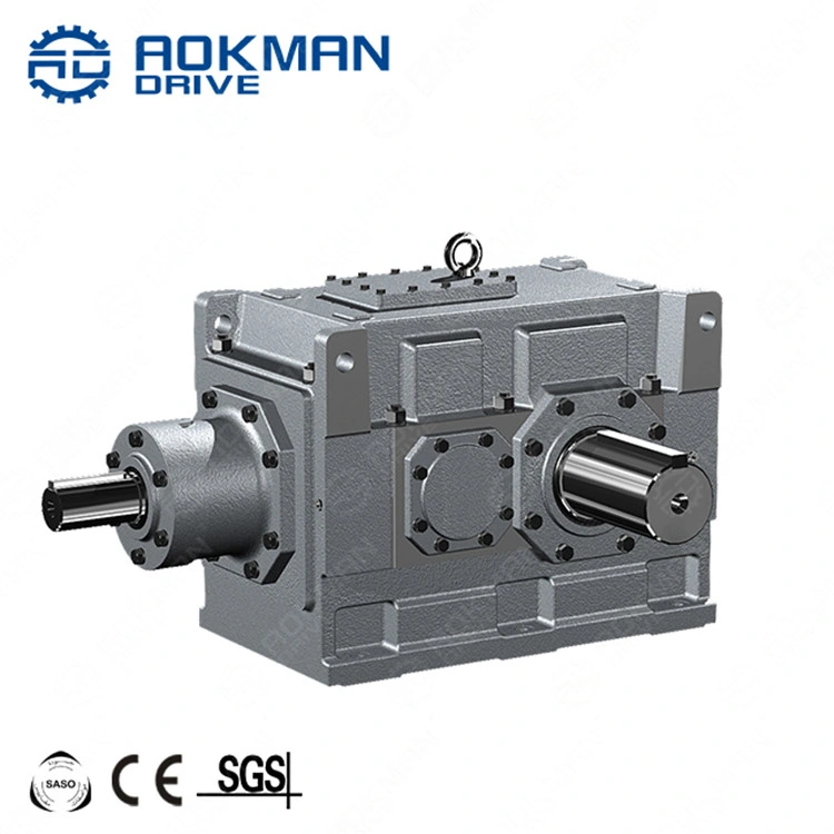 Right Angle B Series Industrial Gearbox with Solid Shaft